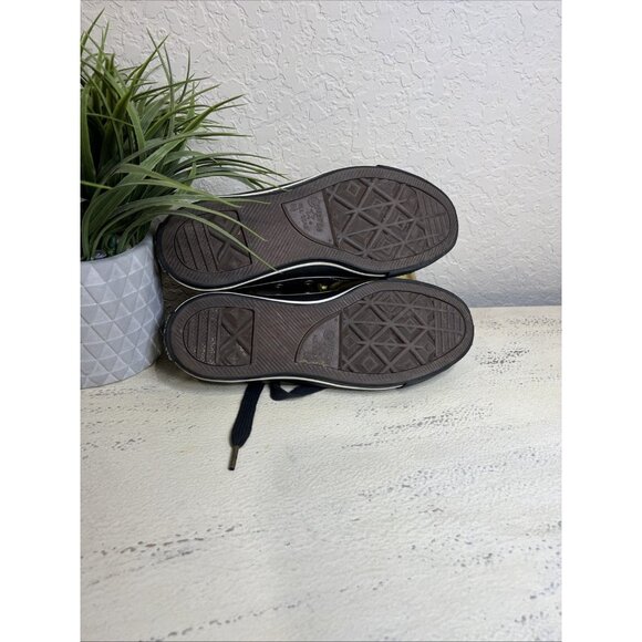 CONVERSE All-Star EUROPEAN Leather Black Low 1J858 Women's US 8.5 Men’s 6.5 - Picture 6 of 9